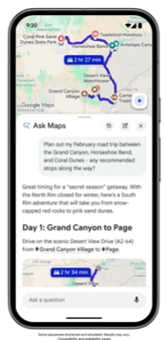 How Google Ask Maps chooses businesses.